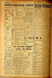 Página do jornal Unitário de setembro de 1940