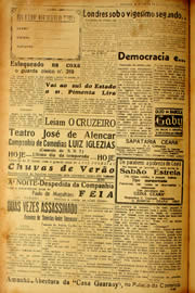 Página do jornal Unitário de setembro de 1940