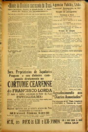 Página do jornal Unitário de outubro de 1940