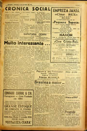 Página do jornal Unitário de outubro de 1940