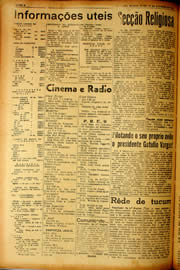 Página do jornal Unitário de outubro de 1940