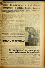 Página do jornal Unitário de outubro de 1940