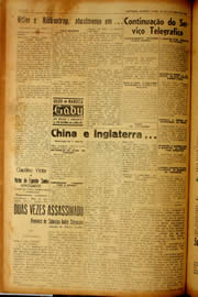 Página do jornal Unitário de outubro de 1940