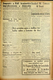 Página do jornal Unitário de outubro de 1940