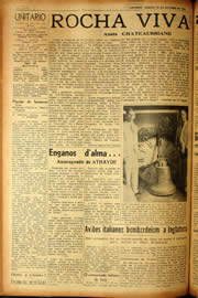 Página do jornal Unitário de outubro de 1940