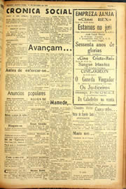Página do jornal Unitário de outubro de 1940