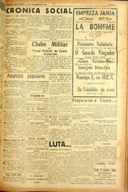 Página do jornal Unitário de novembro de 1940