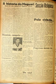 Página do jornal Unitário de novembro de 1940