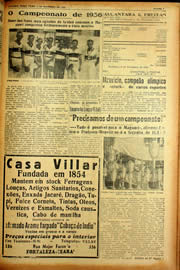 Página do jornal Unitário de novembro de 1940