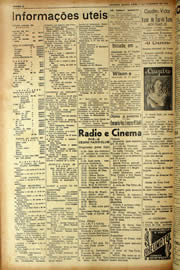 Página do jornal Unitário de novembro de 1940