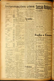 Página do jornal Unitário de novembro de 1940