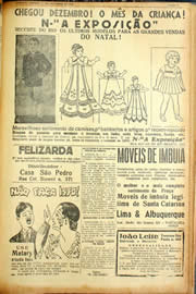 Página do jornal Unitário de dezembro de 1940