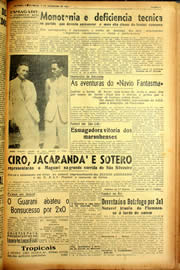 Página do jornal Unitário de dezembro de 1940