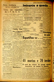 Página do jornal Unitário de dezembro de 1940
