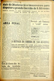 Página do jornal Unitário de dezembro de 1940