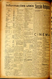 Página do jornal Unitário de dezembro de 1940