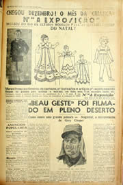 Página do jornal Unitário de dezembro de 1940