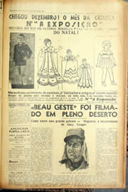Página do jornal Unitário de dezembro de 1940