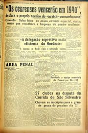 Página do jornal Unitário de dezembro de 1940