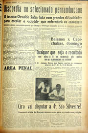 Página do jornal Unitário de dezembro de 1940