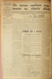Página do jornal Unitário de dezembro de 1940