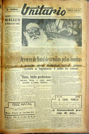 Página do jornal Unitário de dezembro de 1940