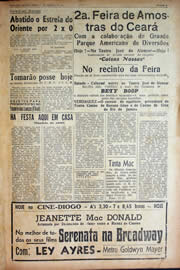 Página do jornal Unitário de janeiro de 1941
