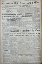 Página do jornal Unitário de janeiro de 1941
