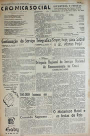 Página do jornal Unitário de janeiro de 1941