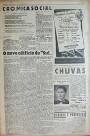 Página do jornal Unitário de janeiro de 1941