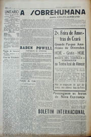Página do jornal Unitário de janeiro de 1941