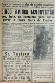 Página do jornal Unitário de janeiro de 1941