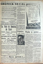 Página do jornal Unitário de janeiro de 1941