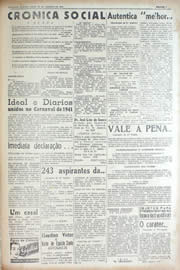Página do jornal Unitário de janeiro de 1941