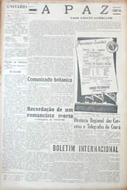 Página do jornal Unitário de janeiro de 1941