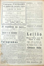 Página do jornal Unitário de janeiro de 1941