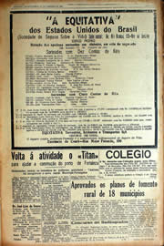 Página do jornal Unitário de janeiro de 1941