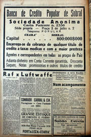 Página do jornal Unitário de fevereiro de 1941