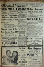 Página do jornal Unitário de fevereiro de 1941