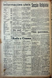 Página do jornal Unitário de fevereiro de 1941
