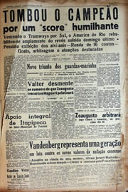 Página do jornal Unitário de fevereiro de 1941