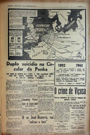 Página do jornal Unitário de fevereiro de 1941