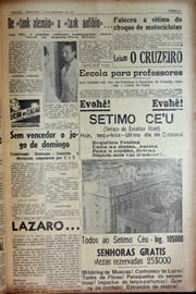 Página do jornal Unitário de fevereiro de 1941