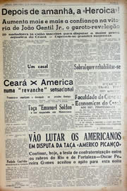 Página do jornal Unitário de fevereiro de 1941