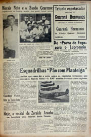 Página do jornal Unitário de março de 1941