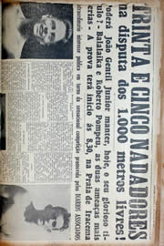 Página do jornal Unitário de março de 1941