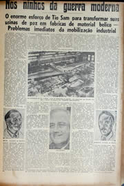 Página do jornal Unitário de março de 1941