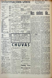 Página do jornal Unitário de março de 1941