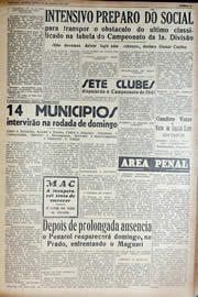 Página do jornal Unitário de março de 1941