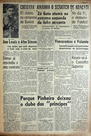 Página do jornal Unitário de março de 1941